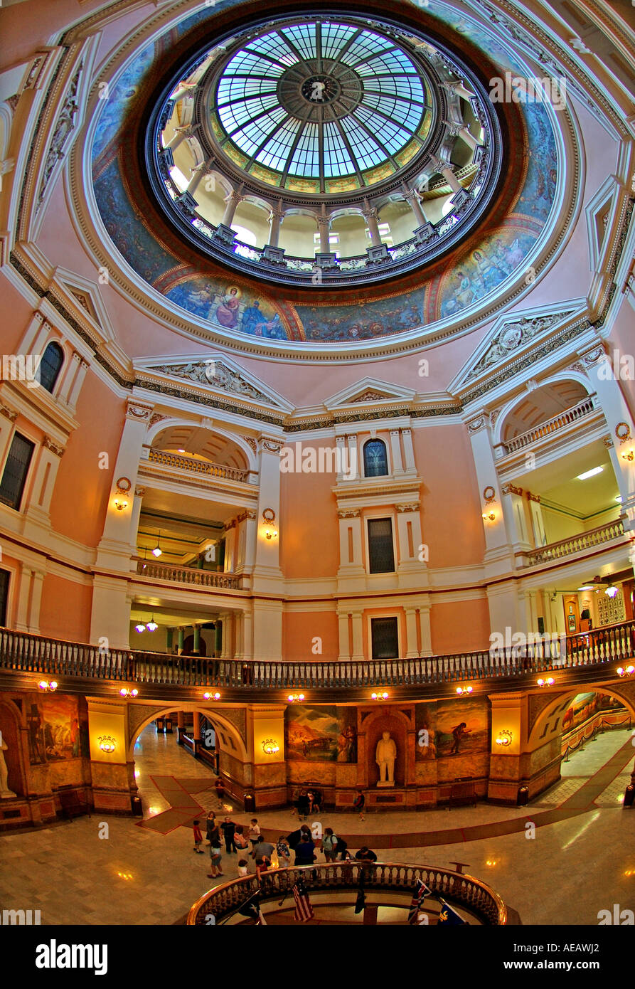 Kansas state capitol, Topeka, Kansas, USA - interior Stock Photo