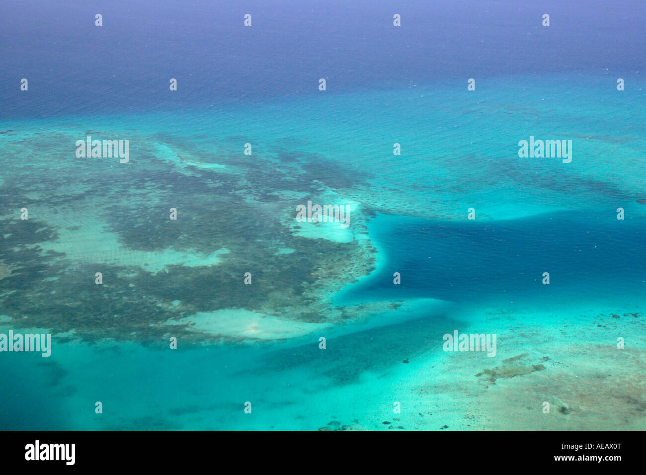 Aerial view of reef near Zanzibar, Tanzania Stock Photo - Alamy