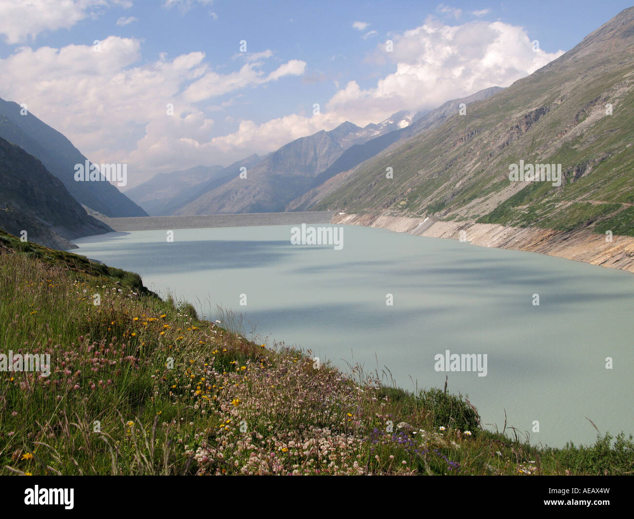 Mattmark Reservoir And Dam Saastal Switzerland Stock Photo Alamy mattmark-reservoir-and-dam-saastal-switzerland-stock-photo-alamy