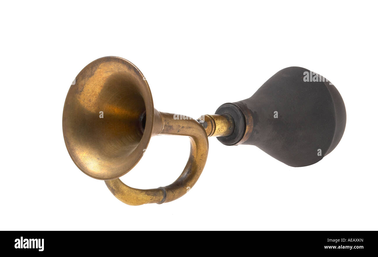 Brass car horn hi-res stock photography and images - Alamy