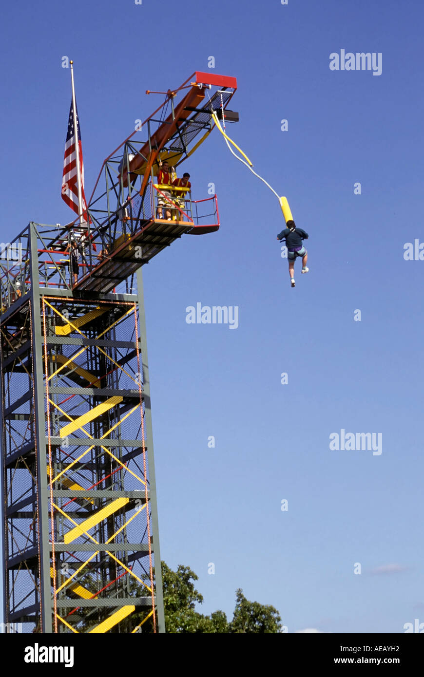 Bungee jumping is part of the recreational pleasures available at