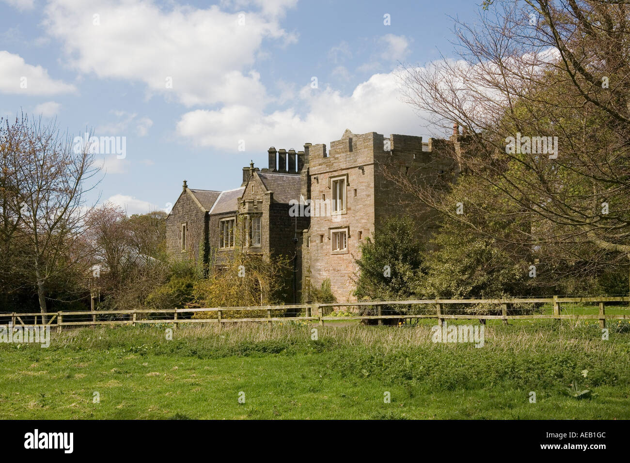 The Vicars Pele Tower in Embleton Northumberland England UK Stock Photo