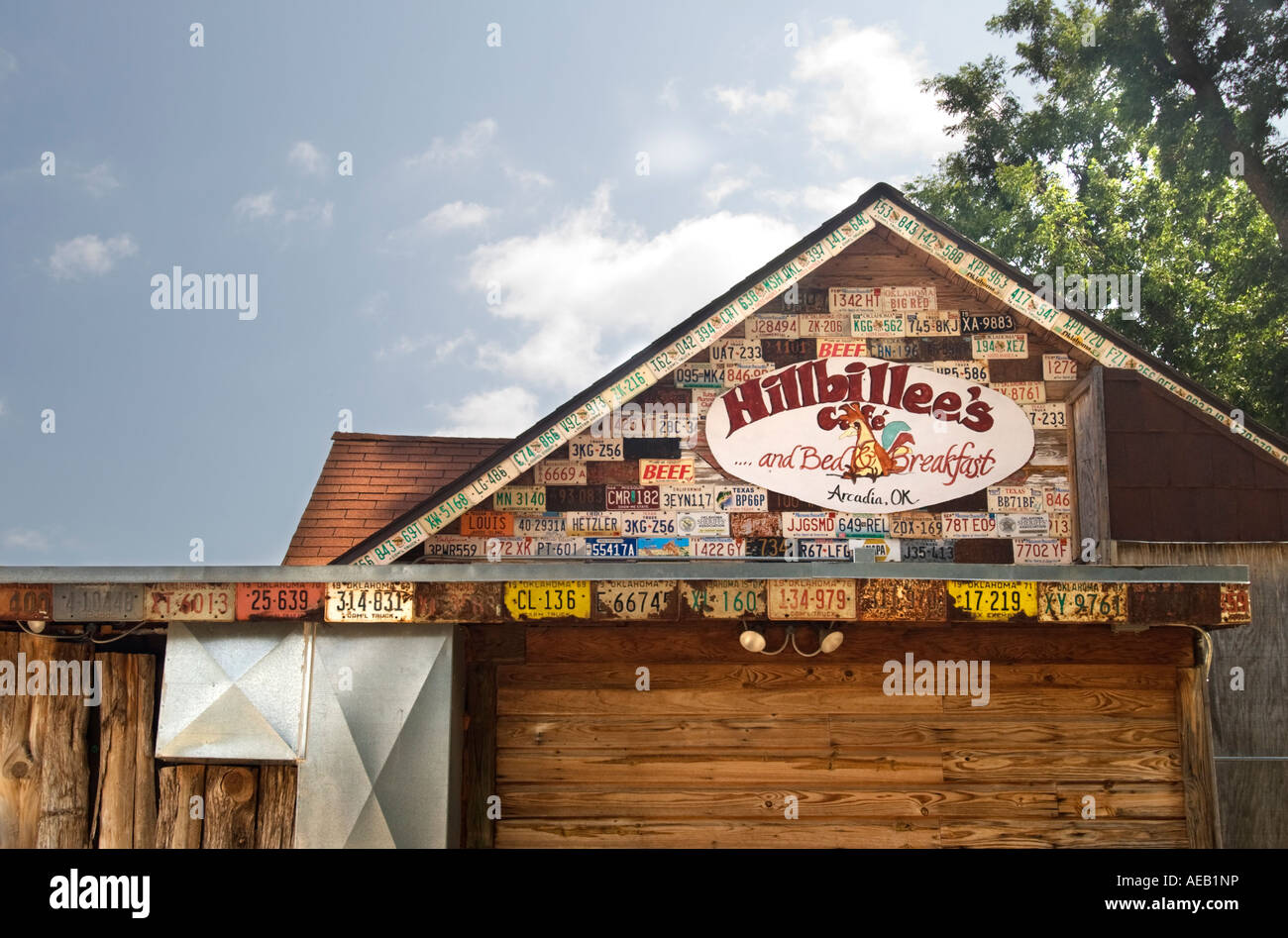 Route 66 Diner in Arcadia, Oklahoma, USA. Stock Photo