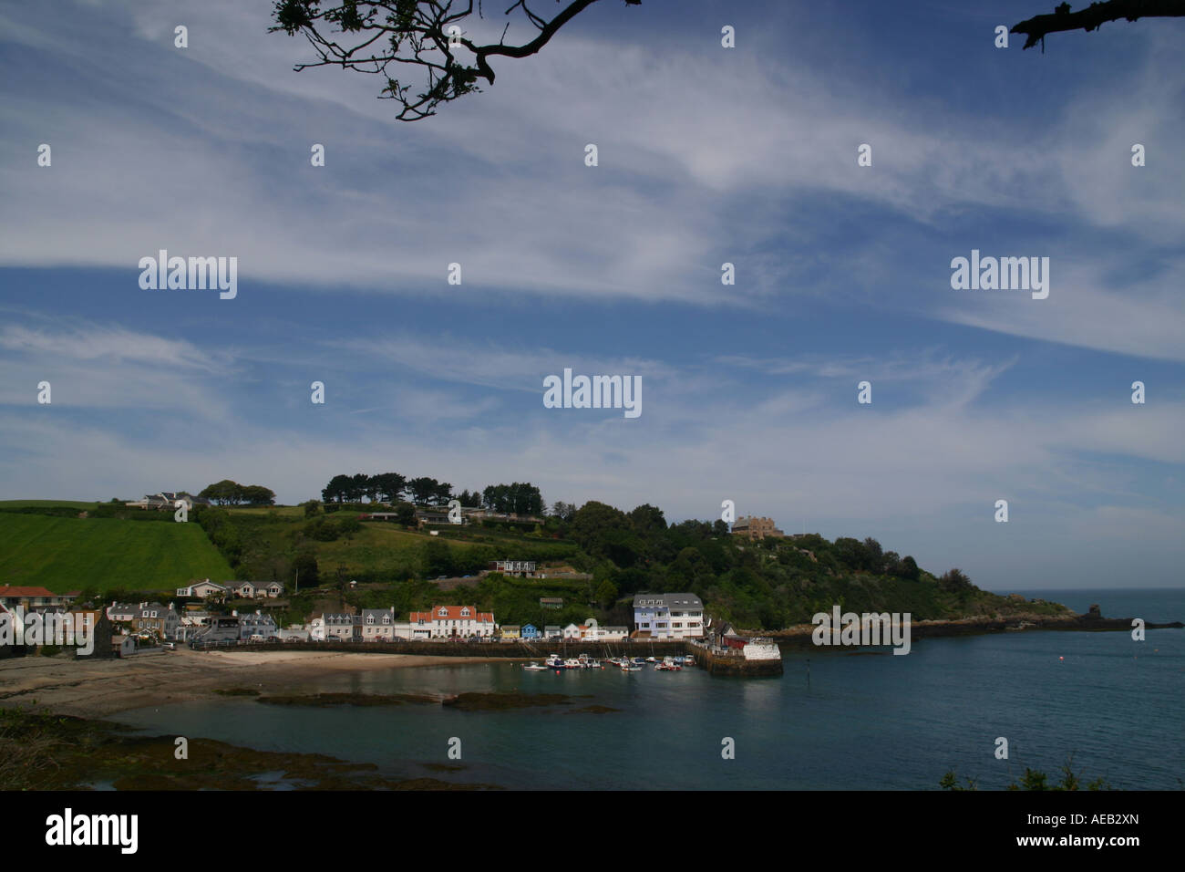 St Rozels Bay Rozel jersey channel island hi-res stock photography and images - Alamy