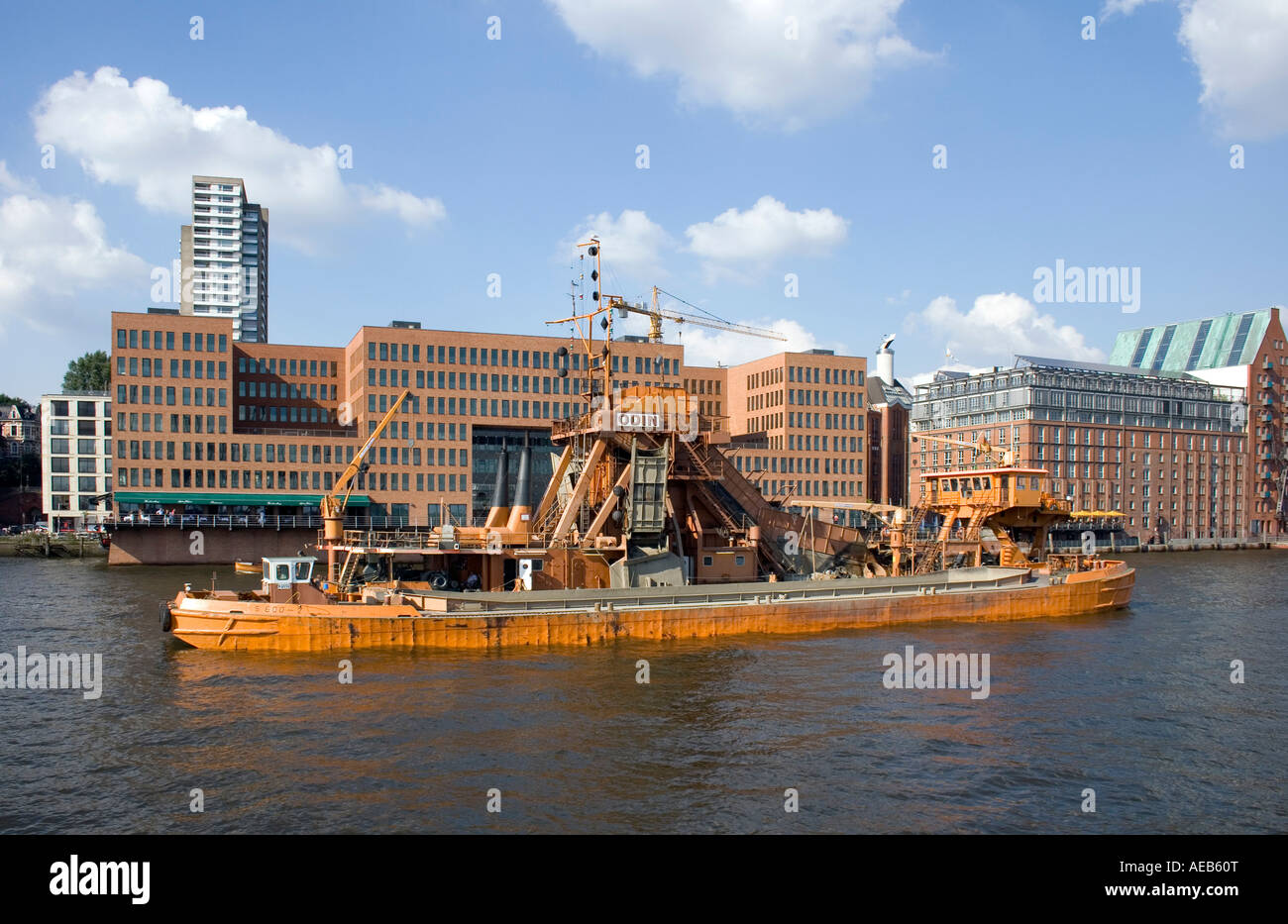 Chain and bucket excavator Stock Photo Alamy