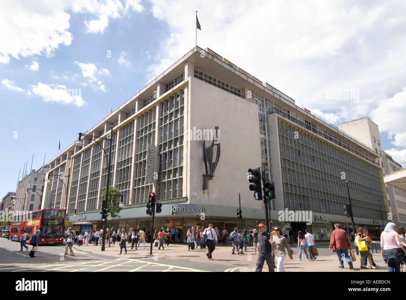 John Lewis department store on Oxford Street in central London UK Stock Photo Alamy