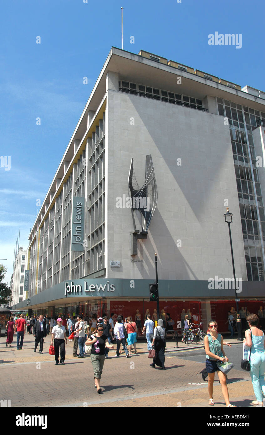 John Lewis Department Store London England Stock Photo Alamy