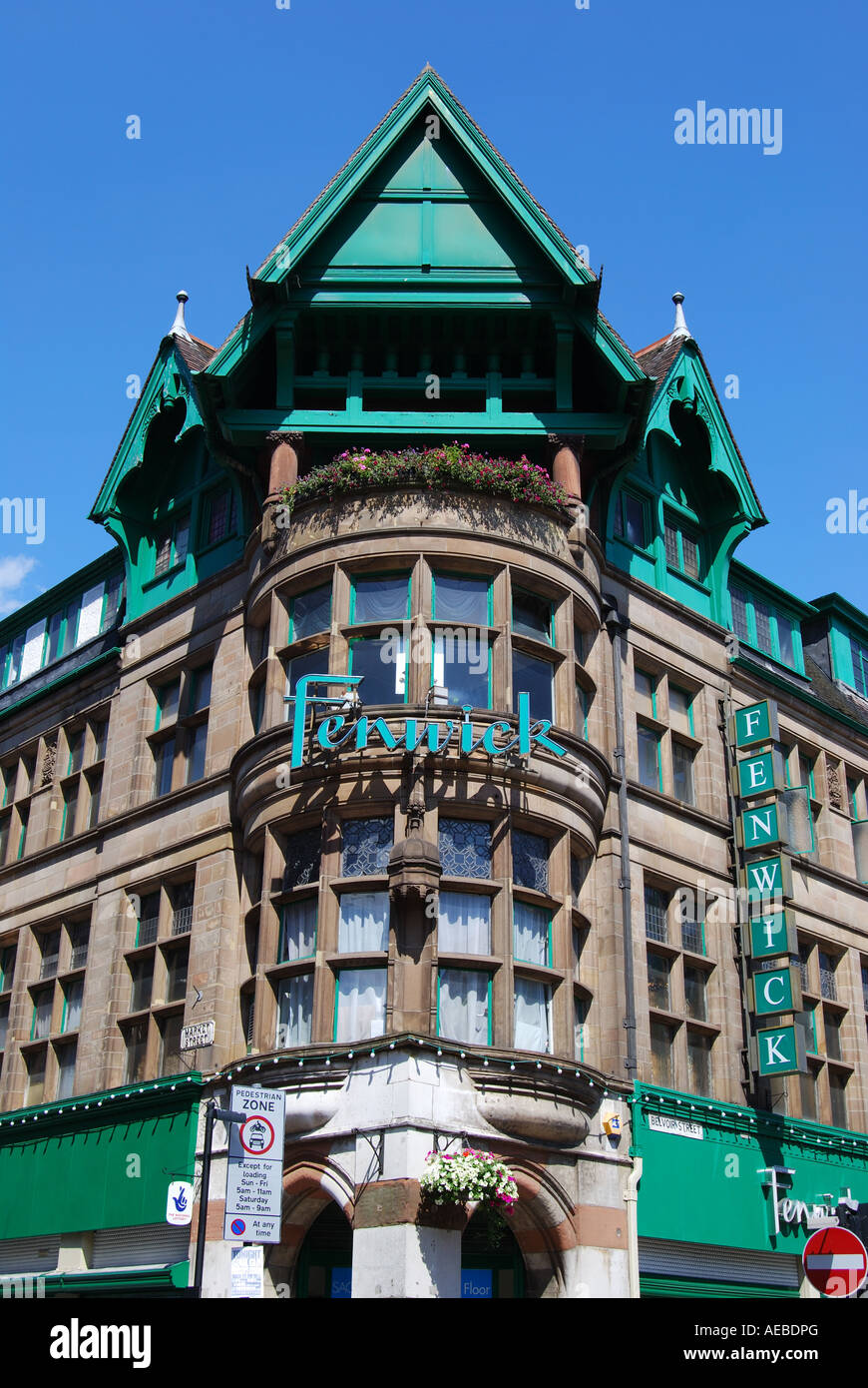 Fenwicks Department Store, Market Street, Leicester, Leicestershire, England, United Kingdom