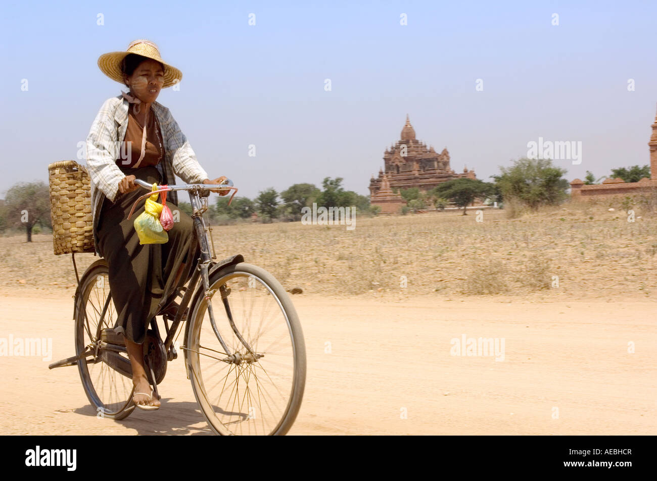 The beautiful people and scenery of Myanmar Burma in 2006 Stock Photo