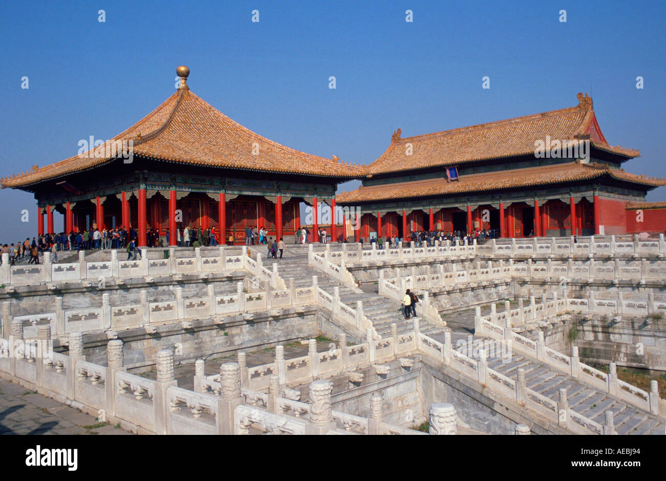 Forbidden City Peking China Stock Photo Alamy
