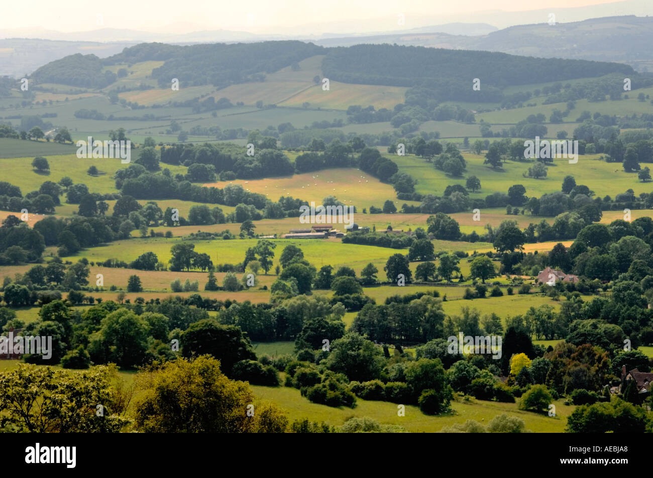 Midlands Ridge England Malvern ridge walker hi-res stock photography and images - Alamy
