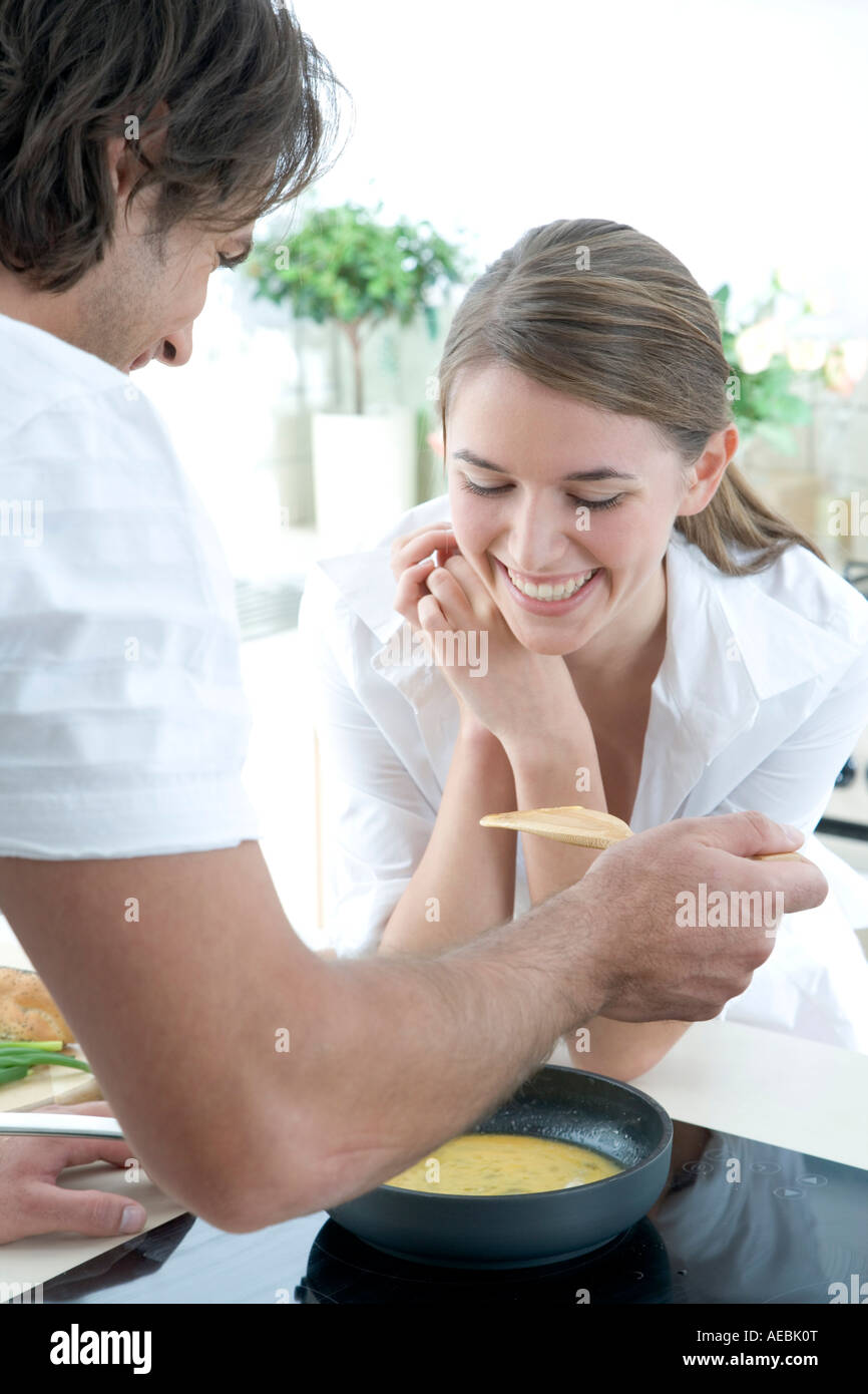 Mr scrambled egg spoon tasting vital hi-res stock photography and images -  Alamy
