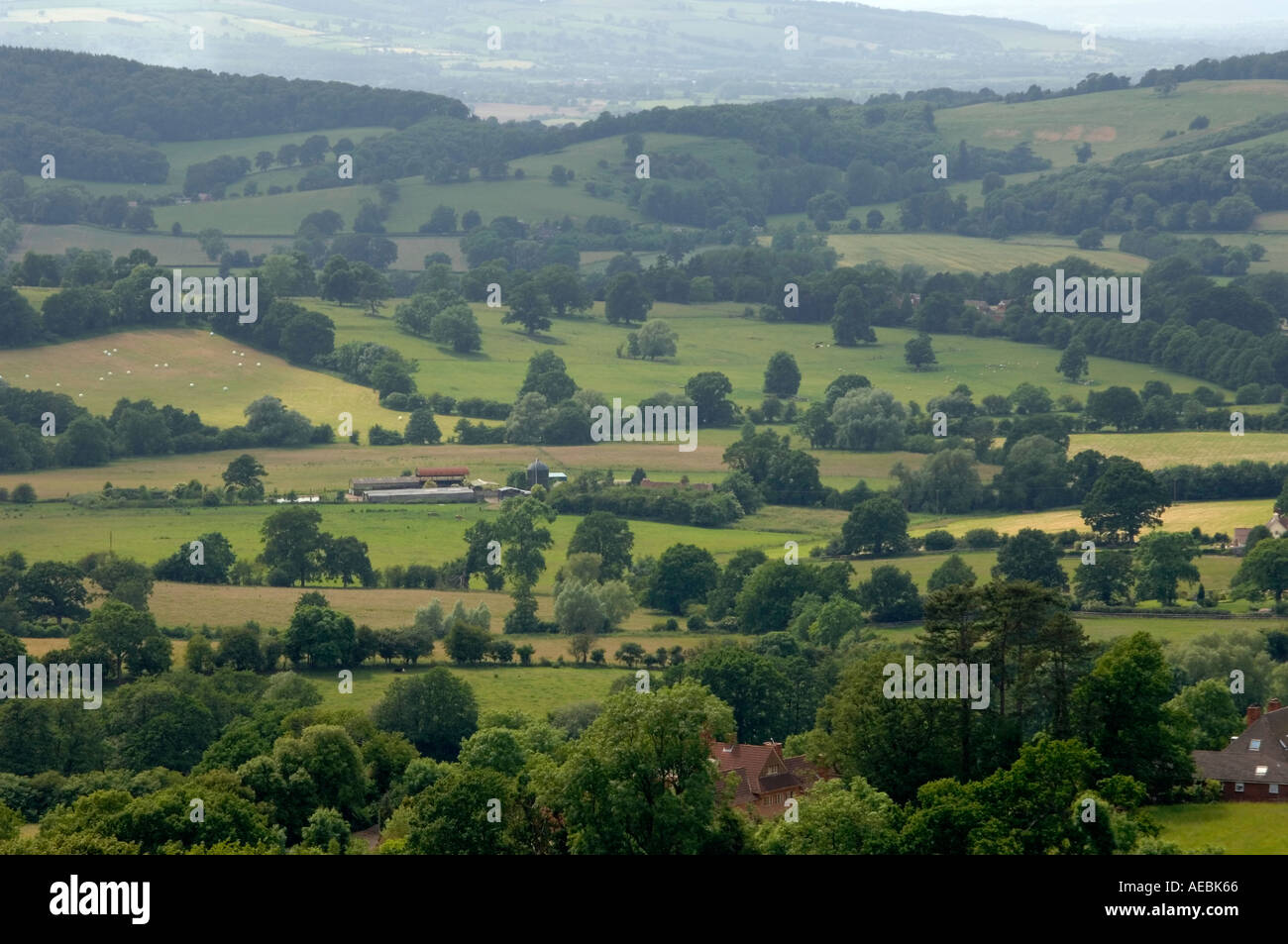 Midlands Ridge England Malvern ridge walker hi-res stock photography and images - Alamy