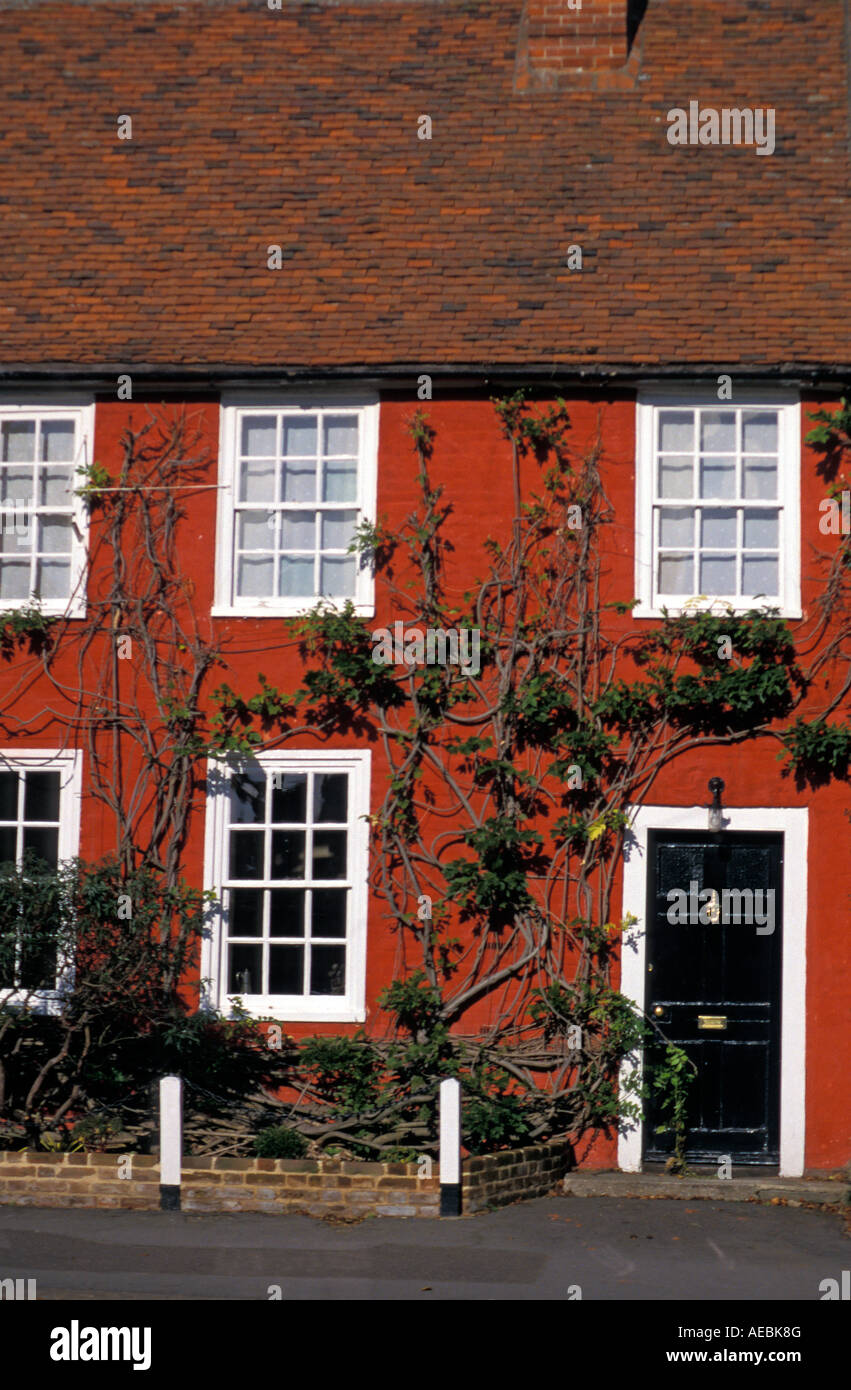 Red house in Dedham Essex, England, UK Stock Photo Alamy