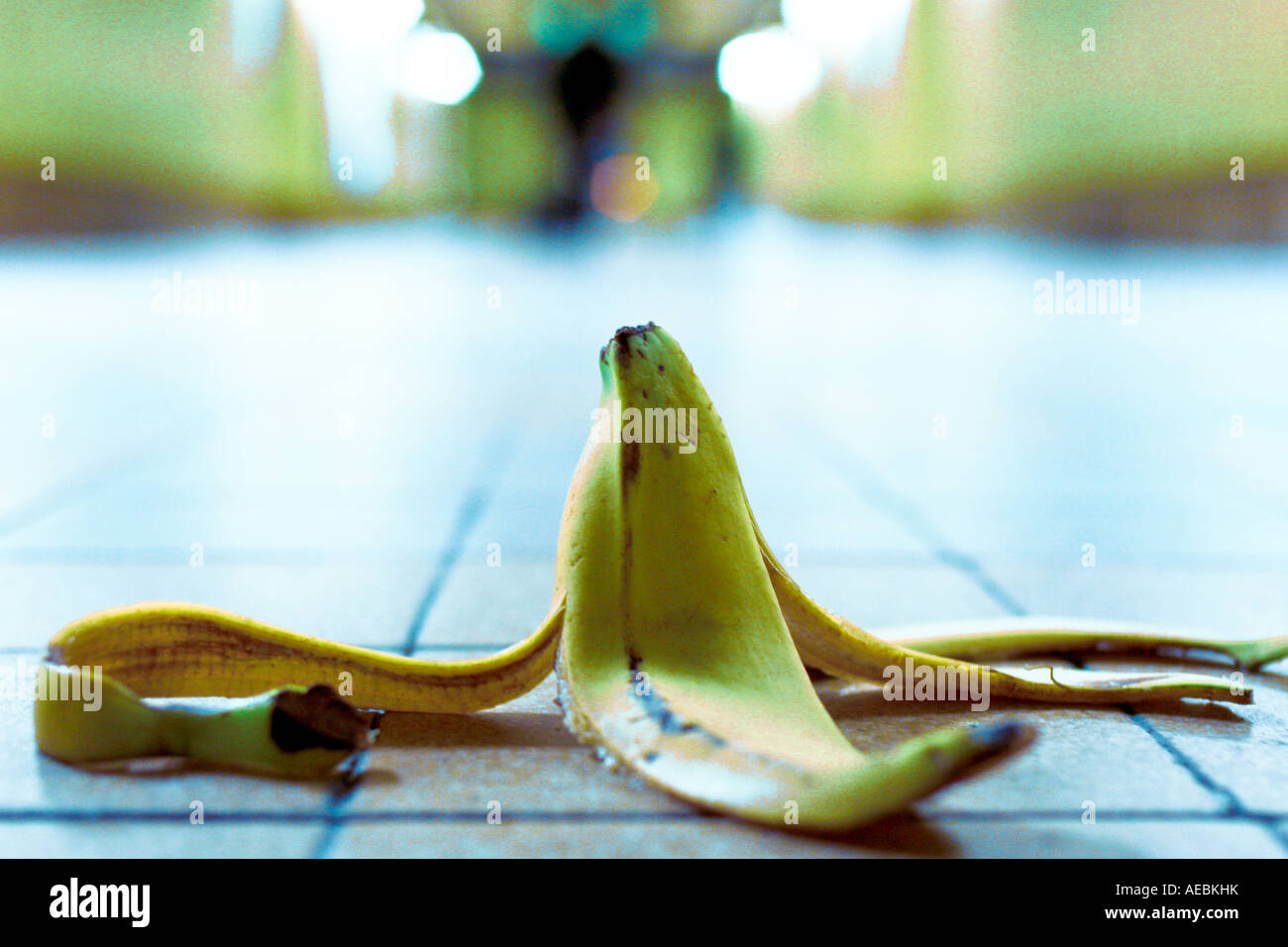 Banana peel down on floor hires stock photography and images Alamy