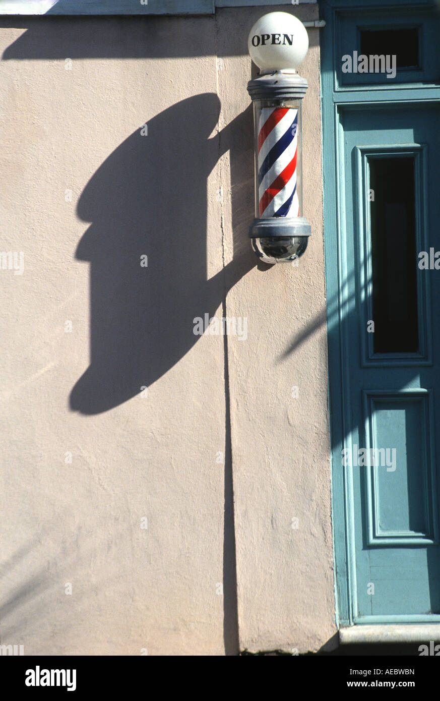 barber pole charleston SC Stock Photo Alamy