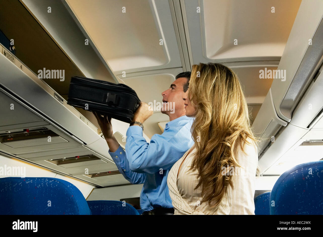 overhead luggage