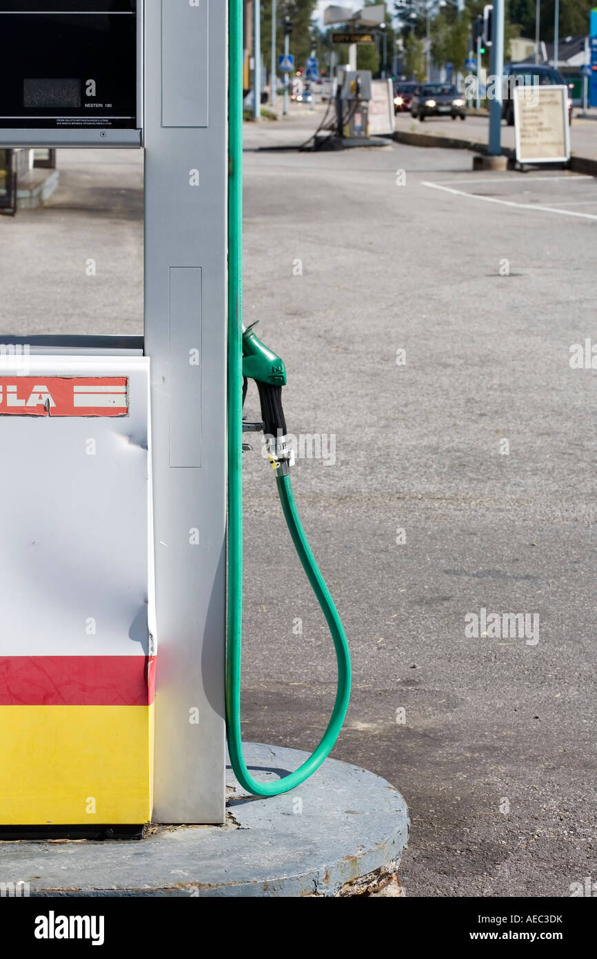 gas station Finland Europe Stock Photo - Alamy