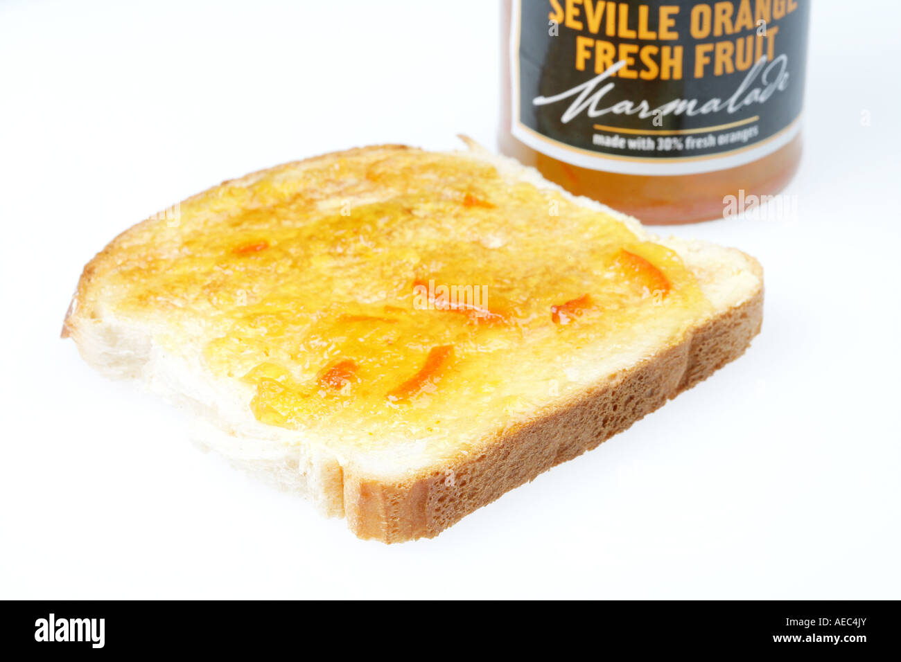Marmalade on Toast Stock Photo