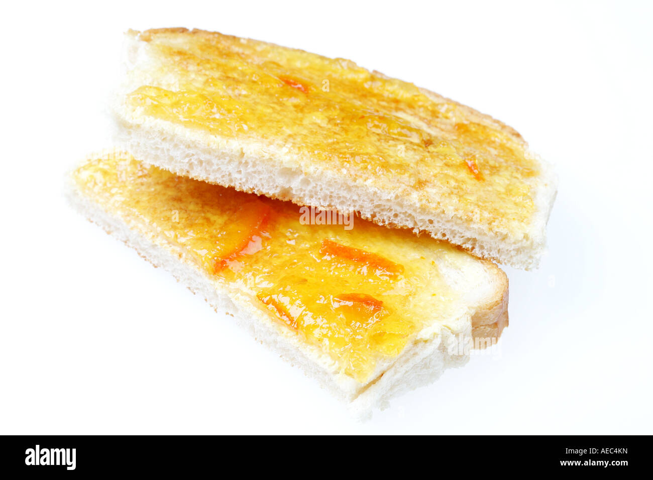 Marmalade on Toast Stock Photo