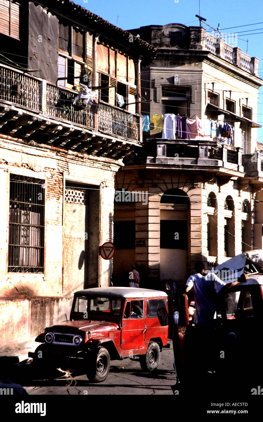 Santiago de Cuba Cuban Centre Historic History town old city Stock Photo