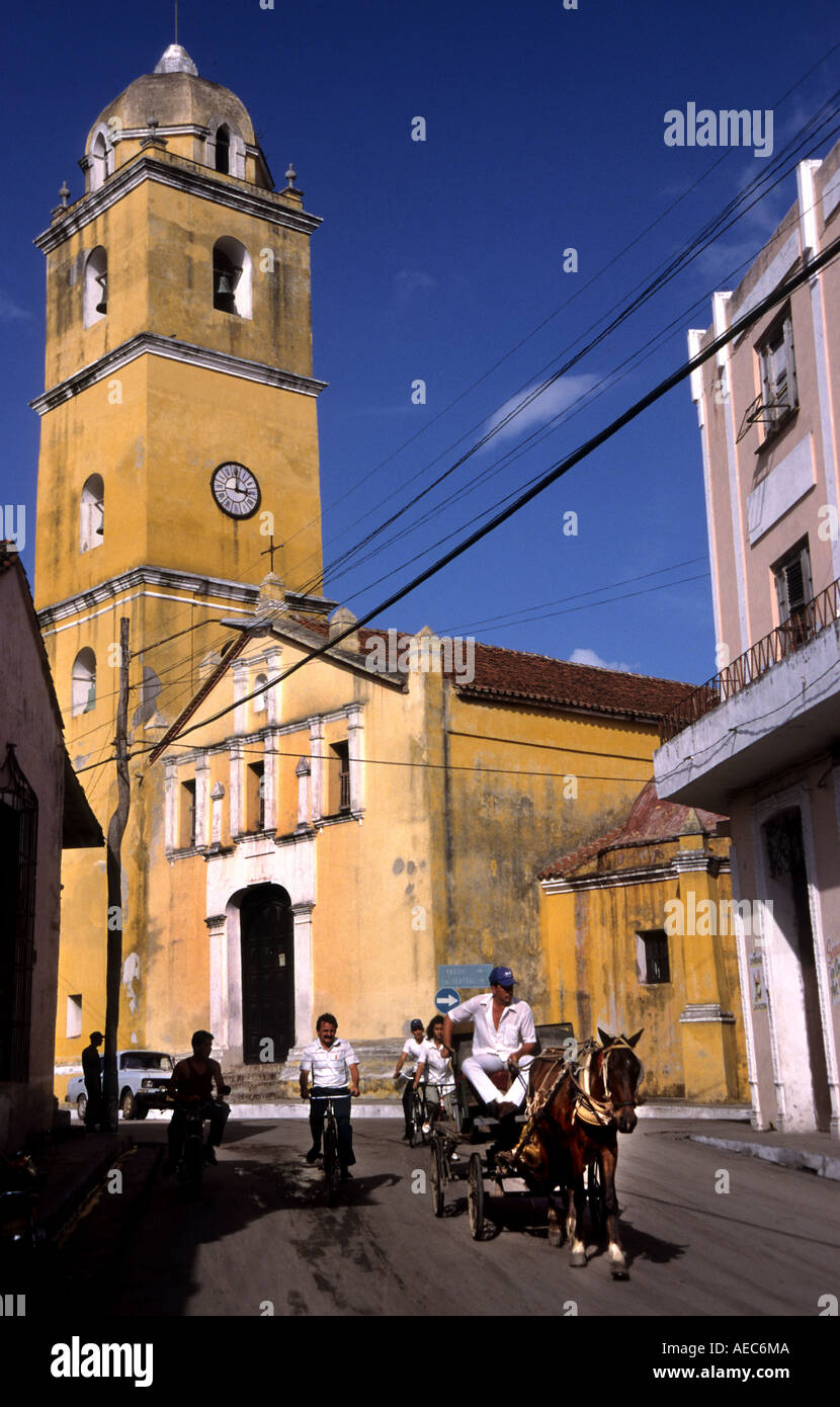 Sancti Spiritus Cuba Cuban Centre Historic History Stock Photo