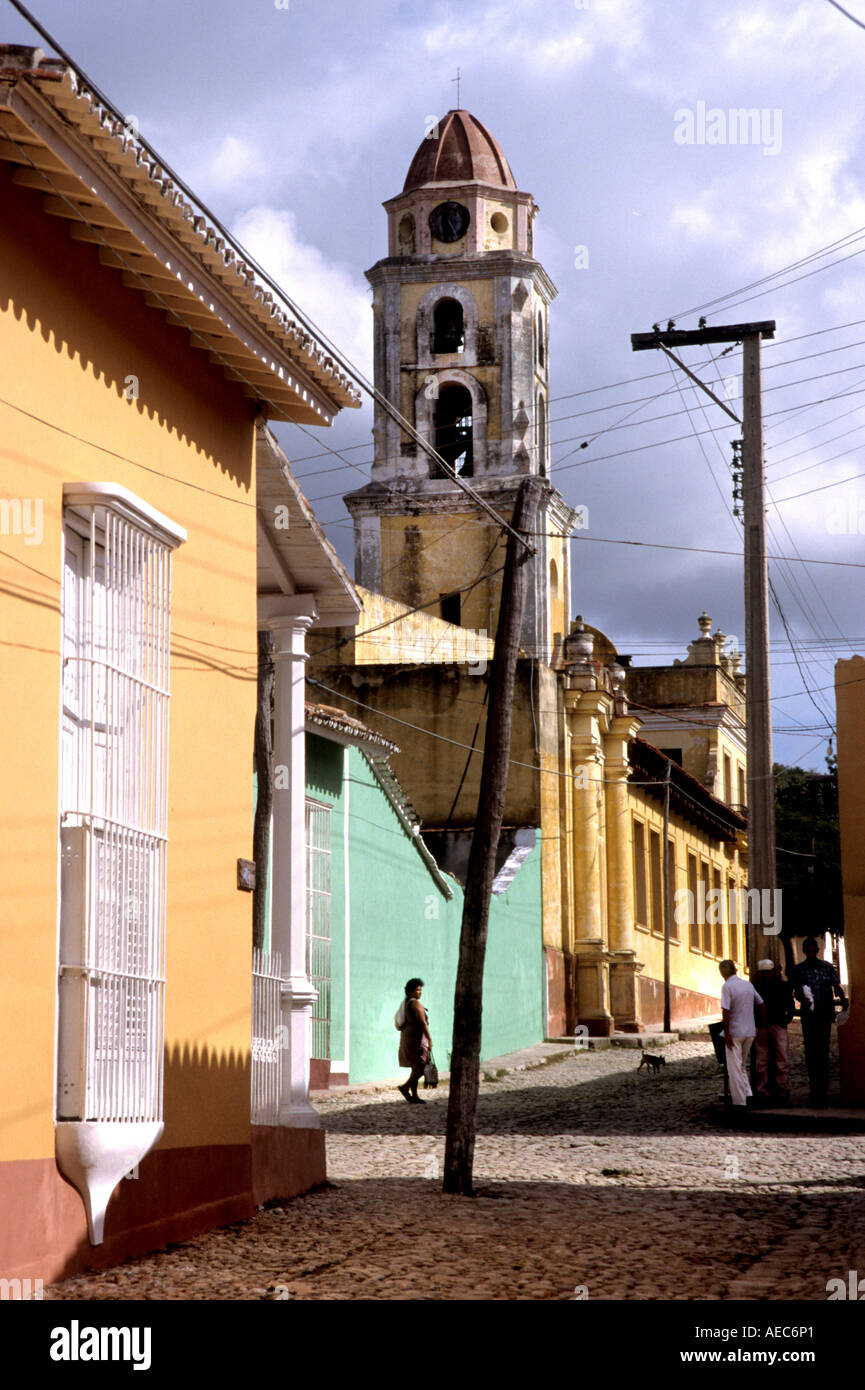 Sancti Spiritus Cuba Cuban Centre Historic History old town city Stock Photo