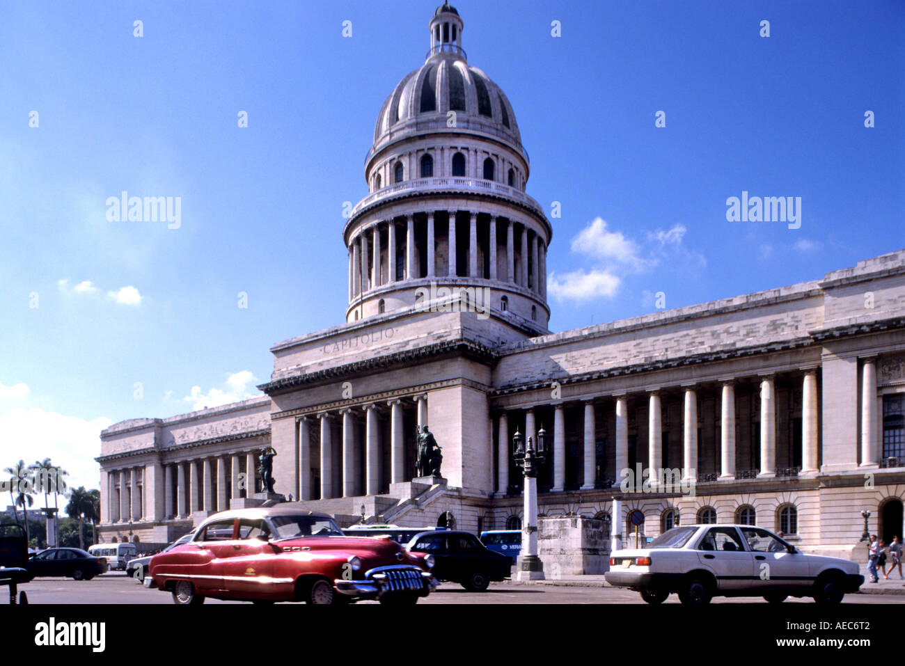 capitol Havana Cuba Cuban Centre Historic History old town city Stock Photo
