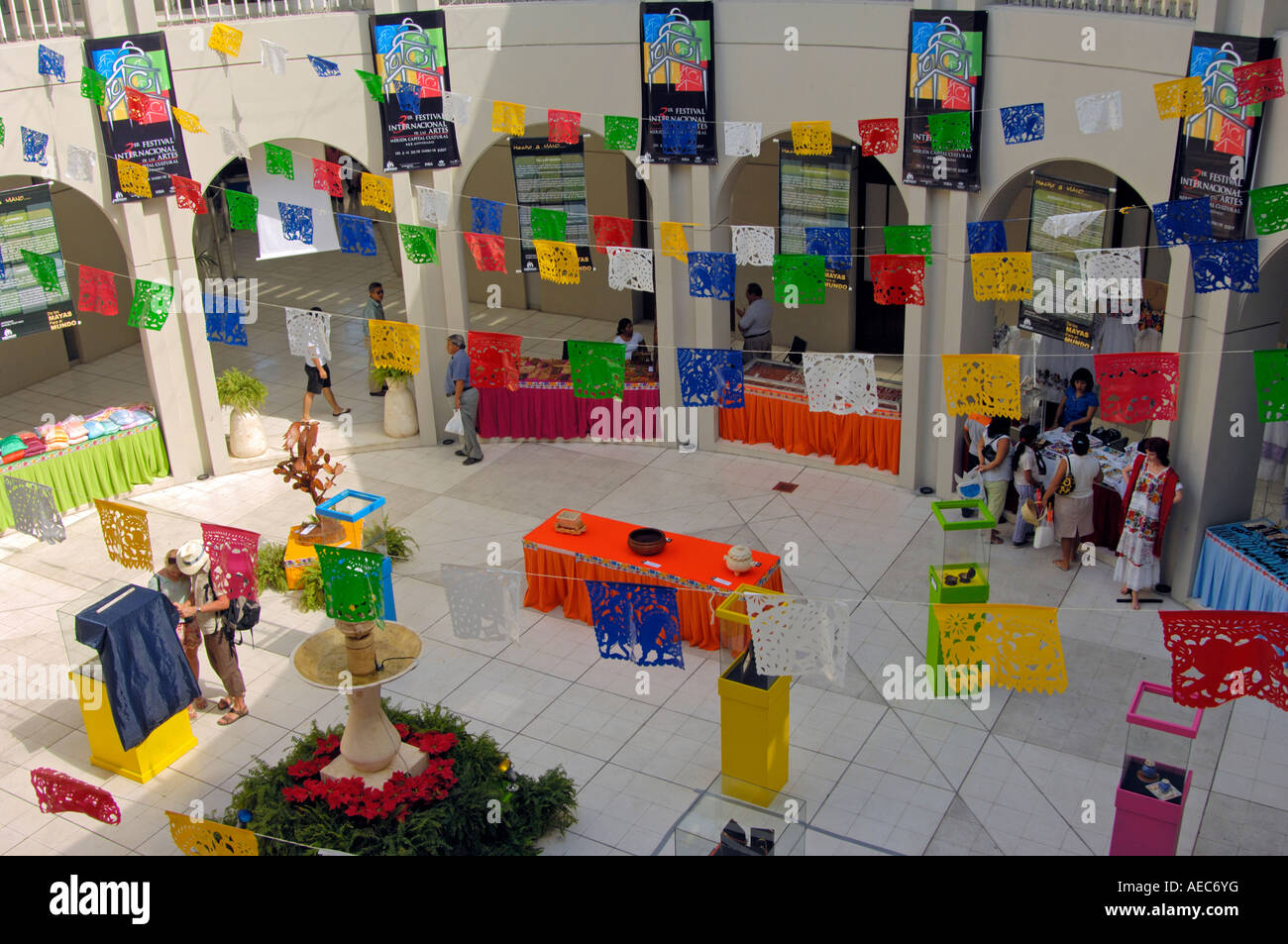 The 3rd Festival Internacional de las Artes celebrating Merida as cultural capital of the Yucatan, Mexico Stock Photo