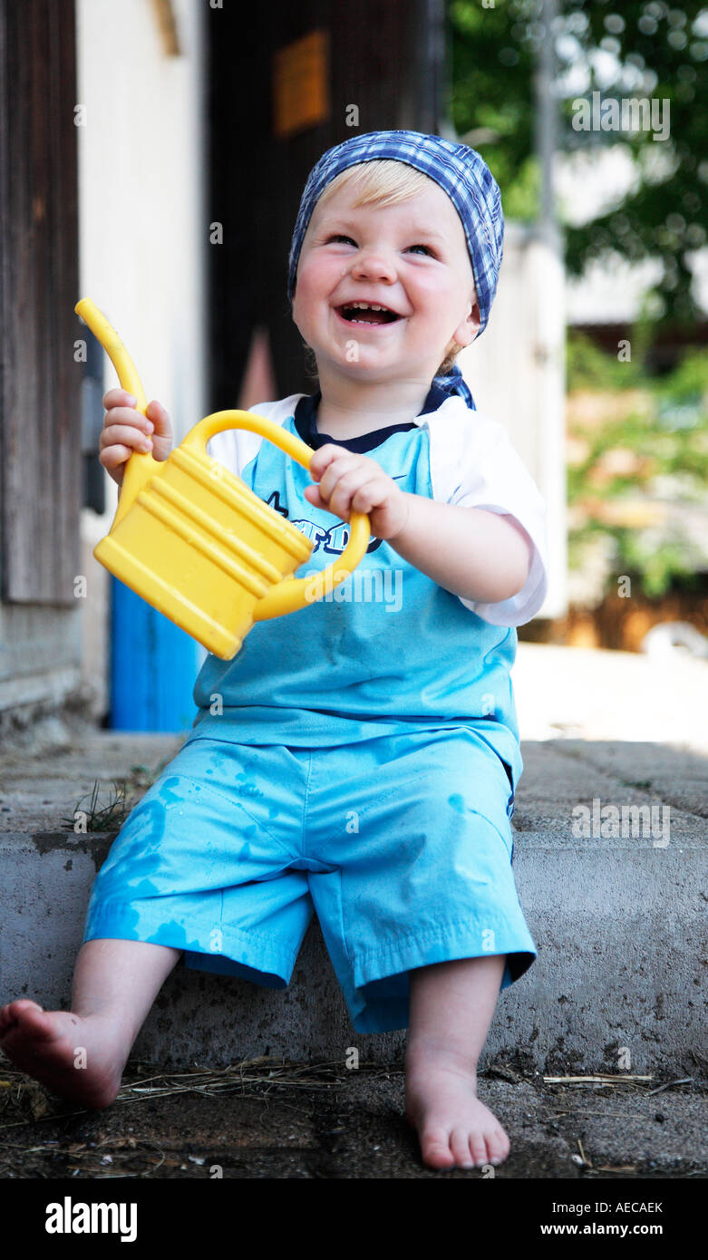 Happy young child Stock Photo - Alamy