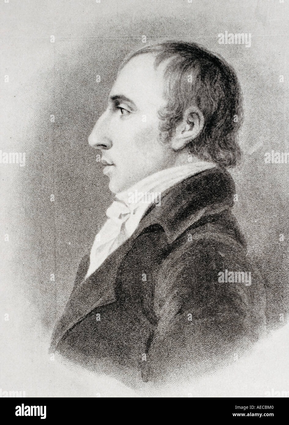 William Wordsworth, 1770 -1850.  English Romantic poet. Stock Photo