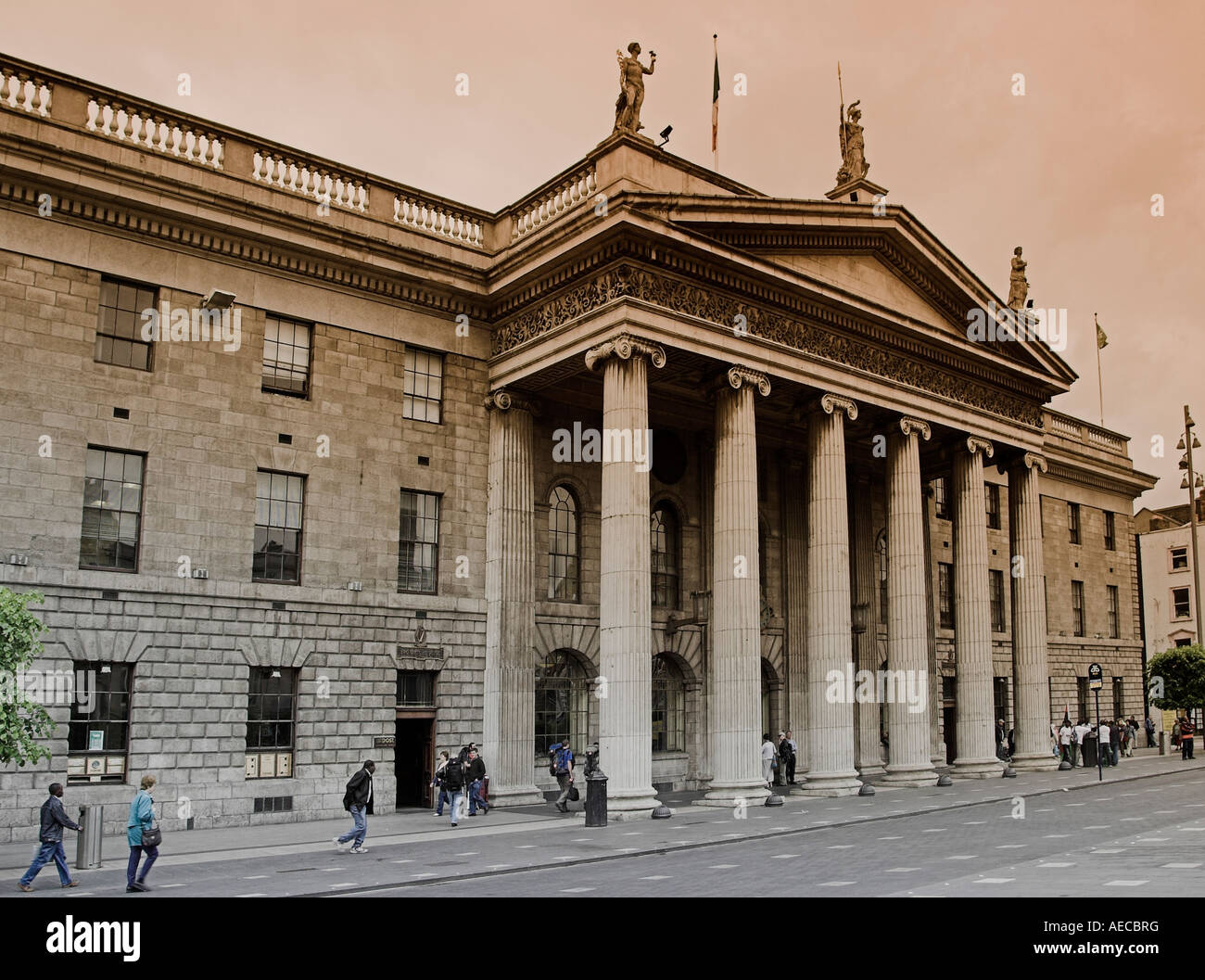 Dublin General Post Office. Dublin, County Dublin, Ireland. Stock Photo