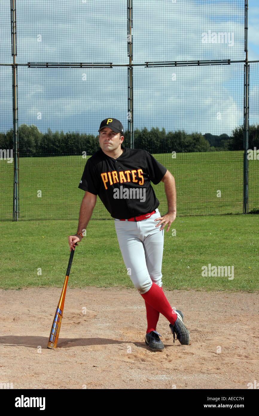 picture Fighting Baseball Bat Poses https www alamy com stock photo baseball player posing for the camera 13639444 html