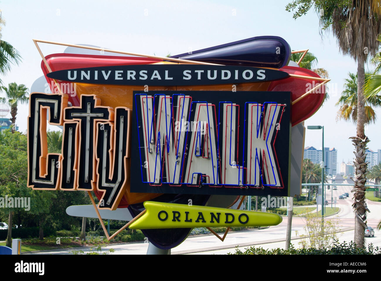 Universal Studios City Walk  Florida Orlando USA Stock Photo