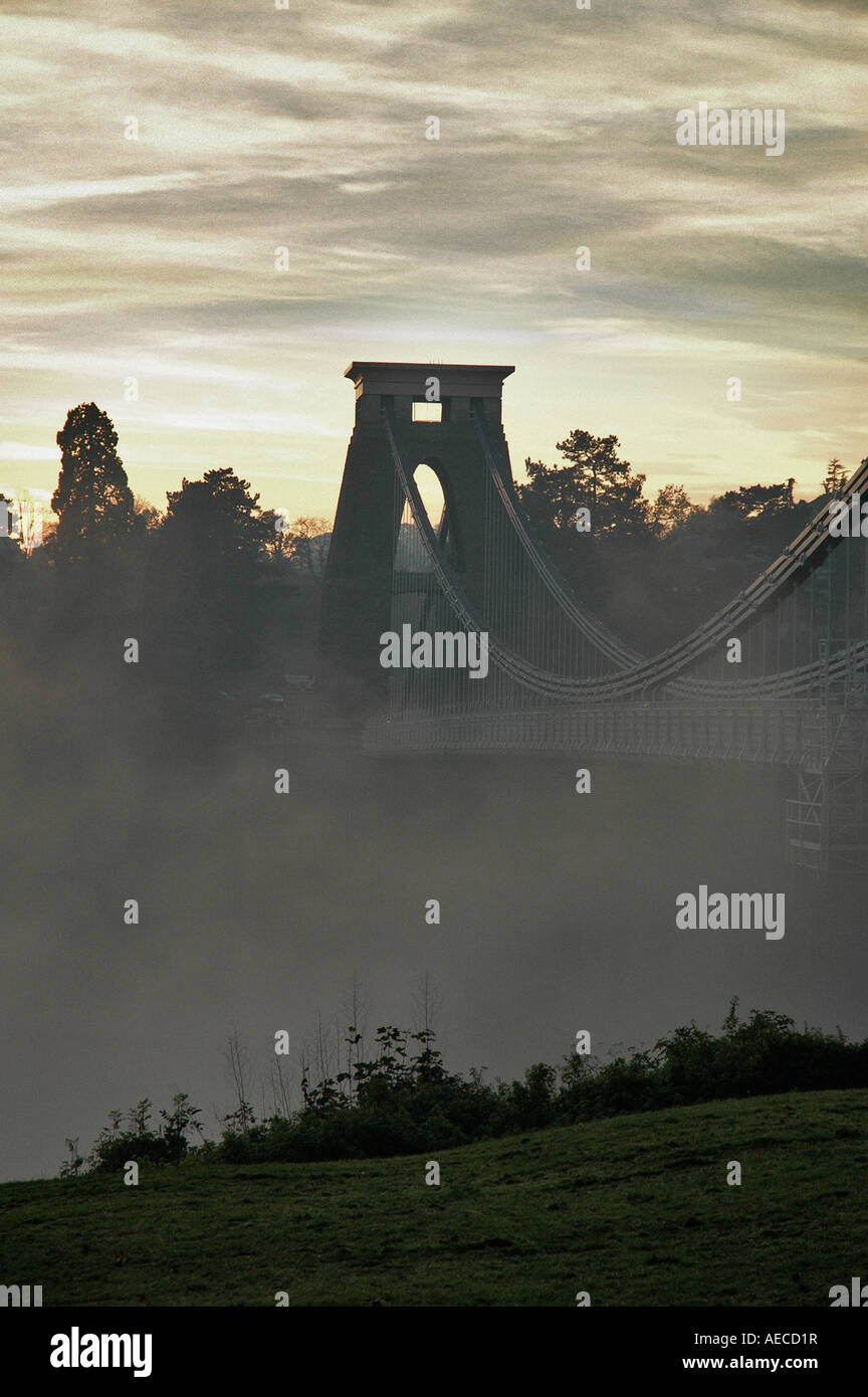 clifton suspension bridge bristol england Stock Photo - Alamy