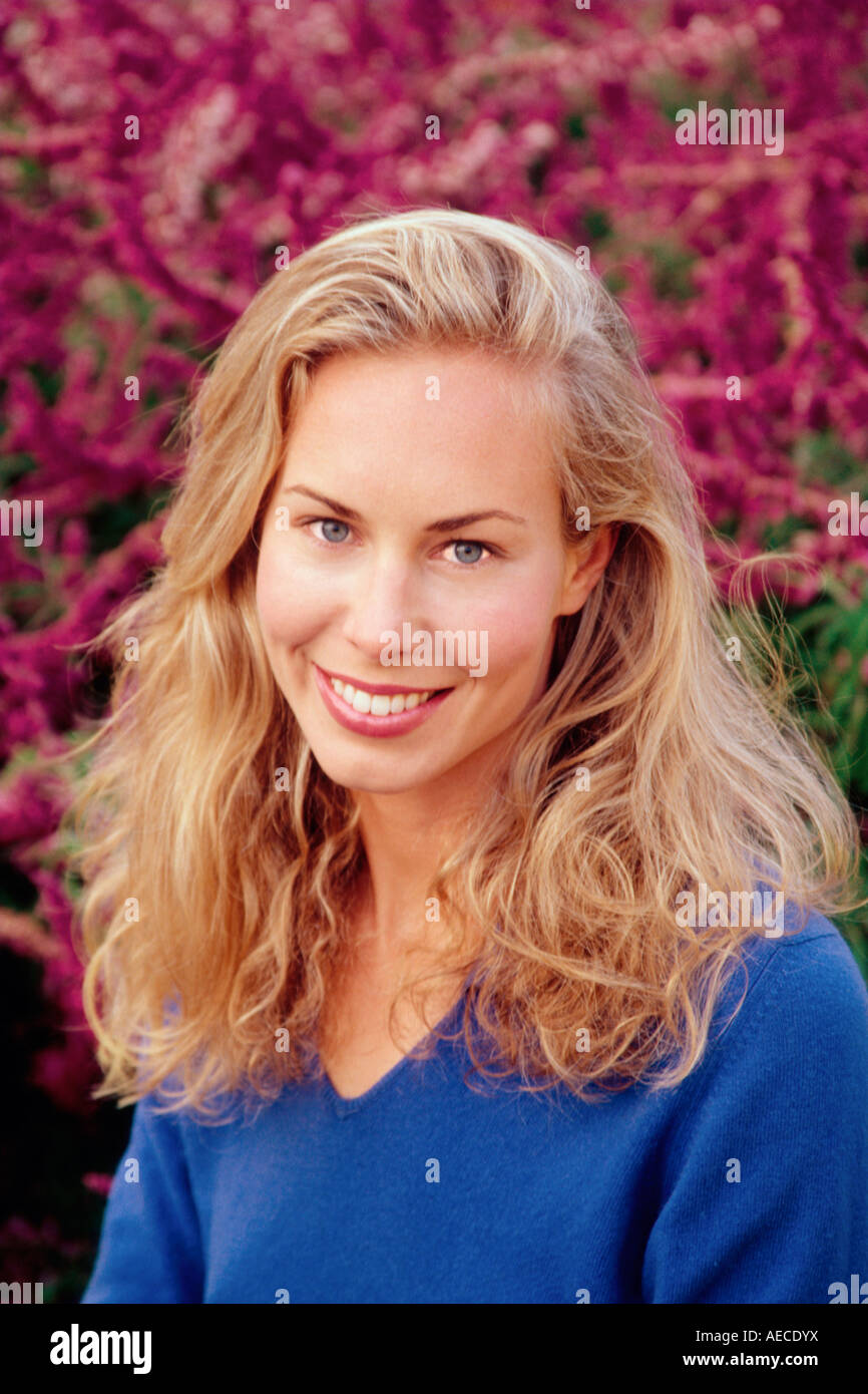 Young blonde female model hi-res stock photography and images - Alamy