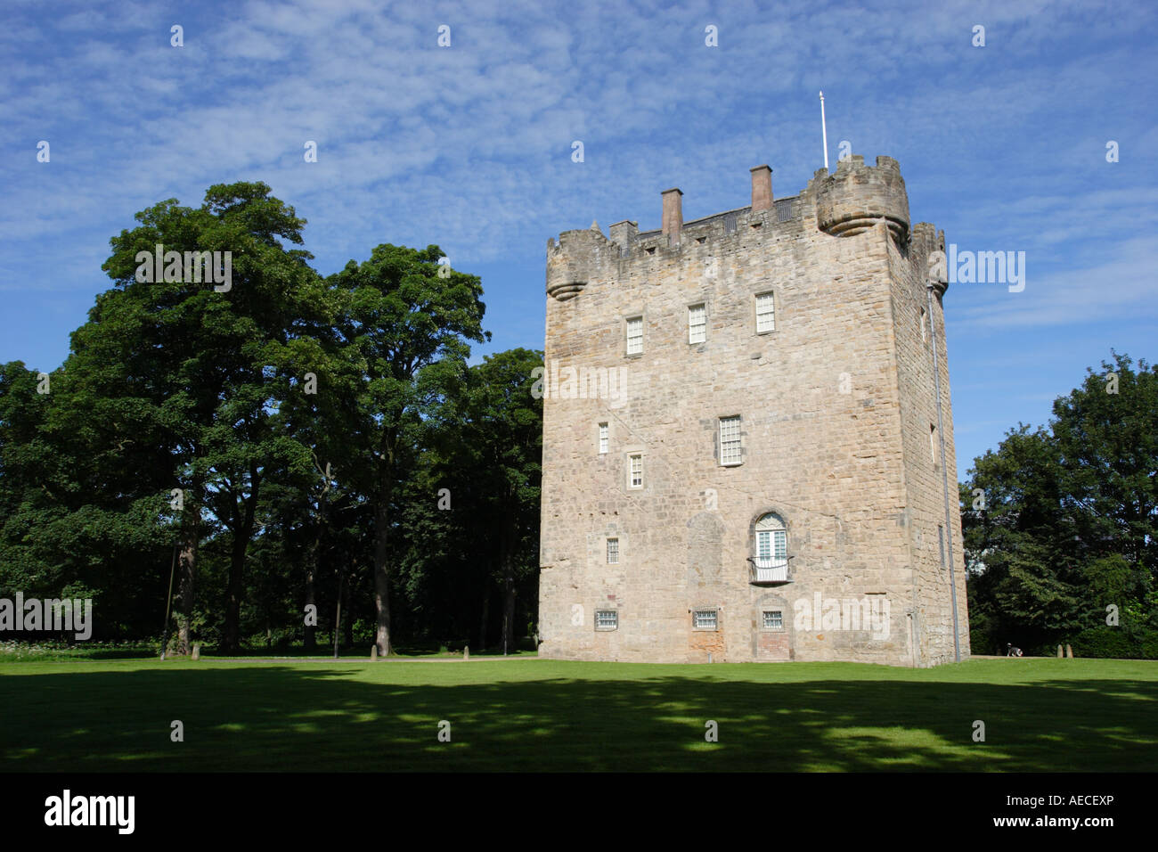 Alloa Tower,Clackmannanshire, formerly ancestral home of Erskine family, Earls of Mar. Stock Photo