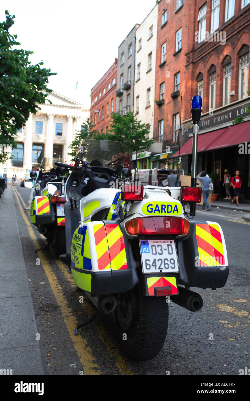 Garda Motorbikes Dublin Ireland Stock Photo Alamy