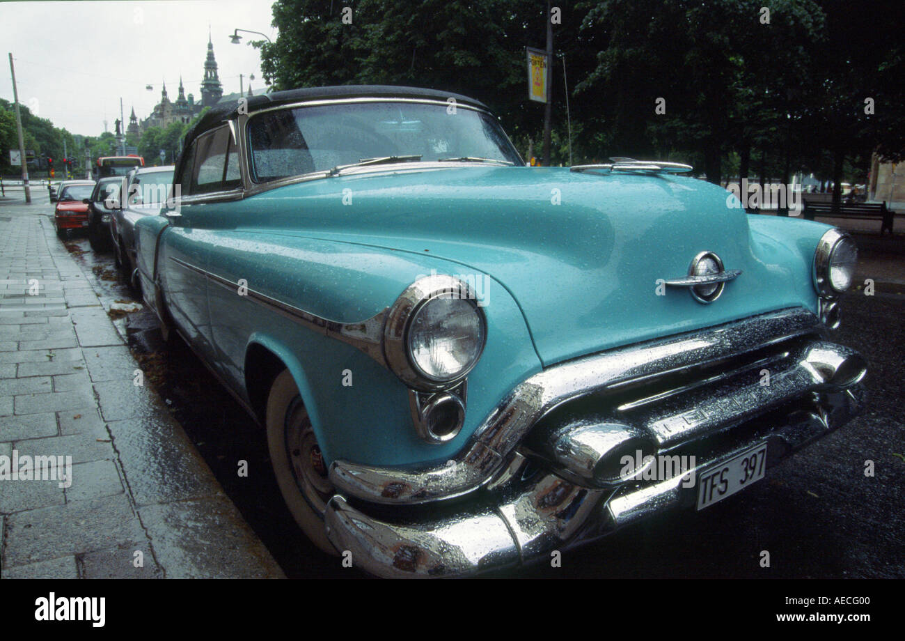 Pontiac classic car parked hi-res stock photography and images - Alamy