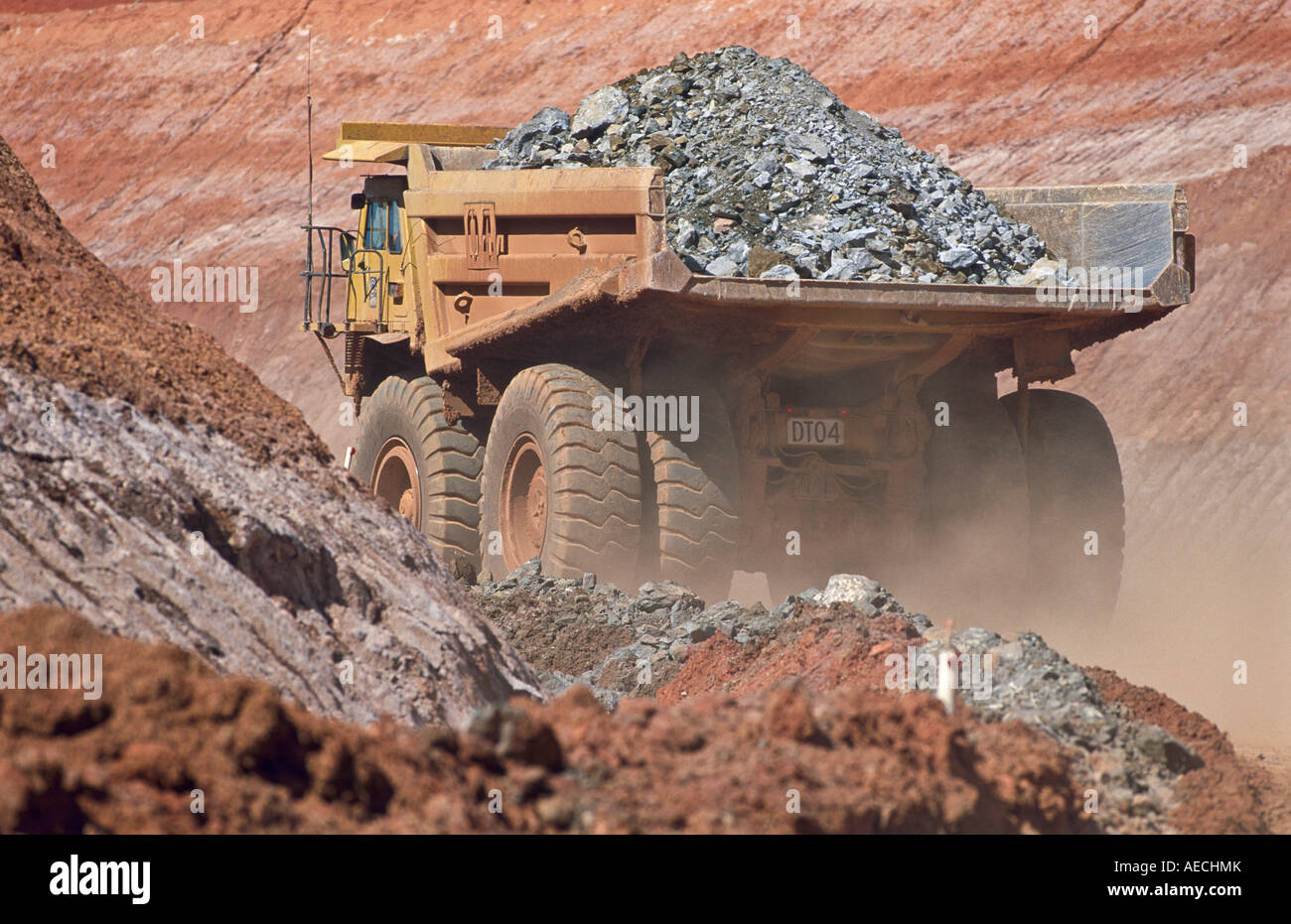Giant ore truck, Australia Stock Photo