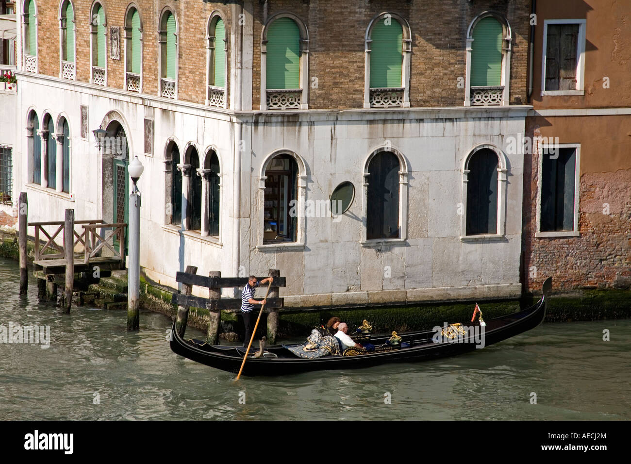 View of Grand Canal from Rialto Bridge Venice Italy Stock Photo - Alamy