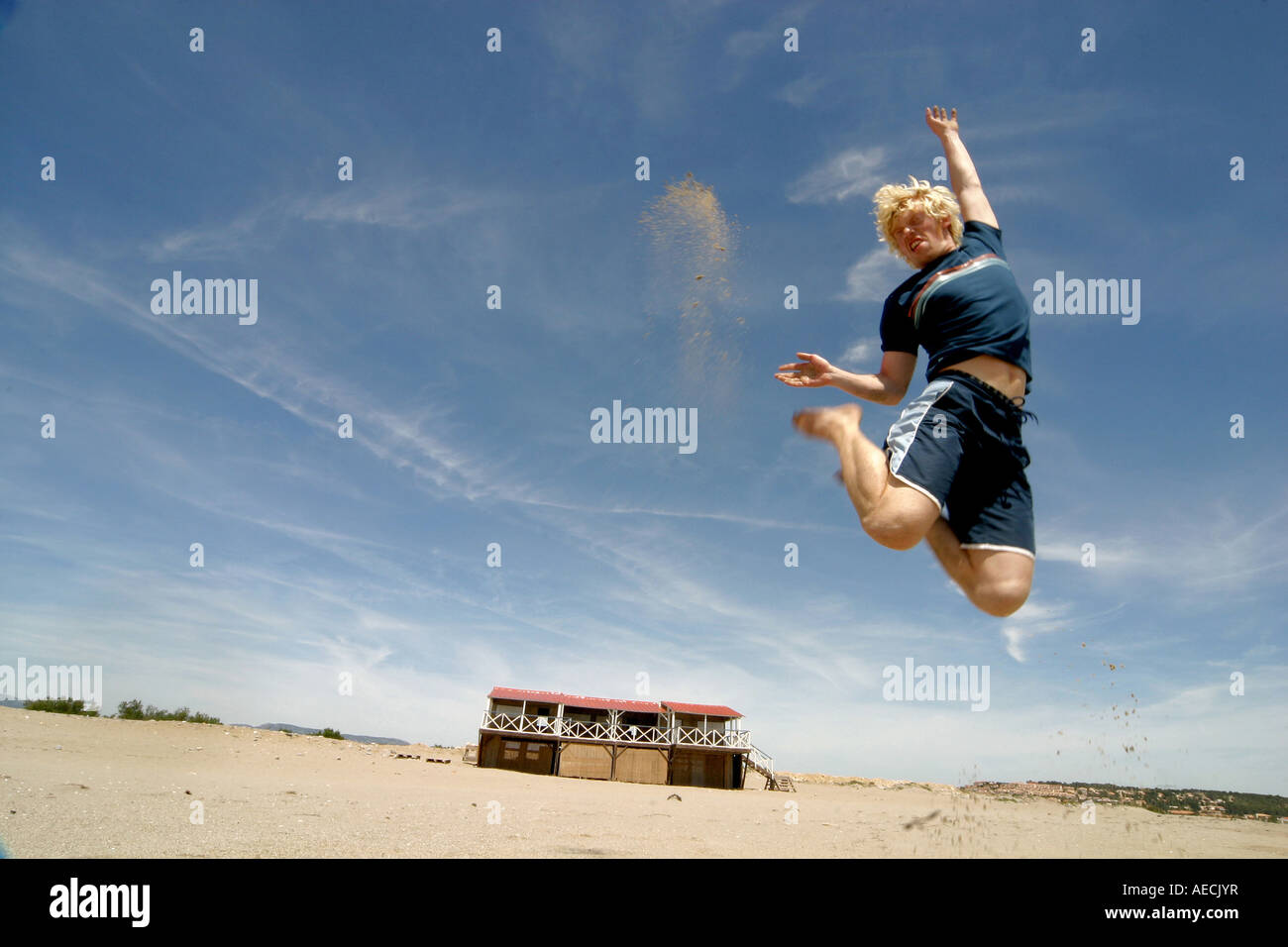man cutting a caper Stock Photo Alamy