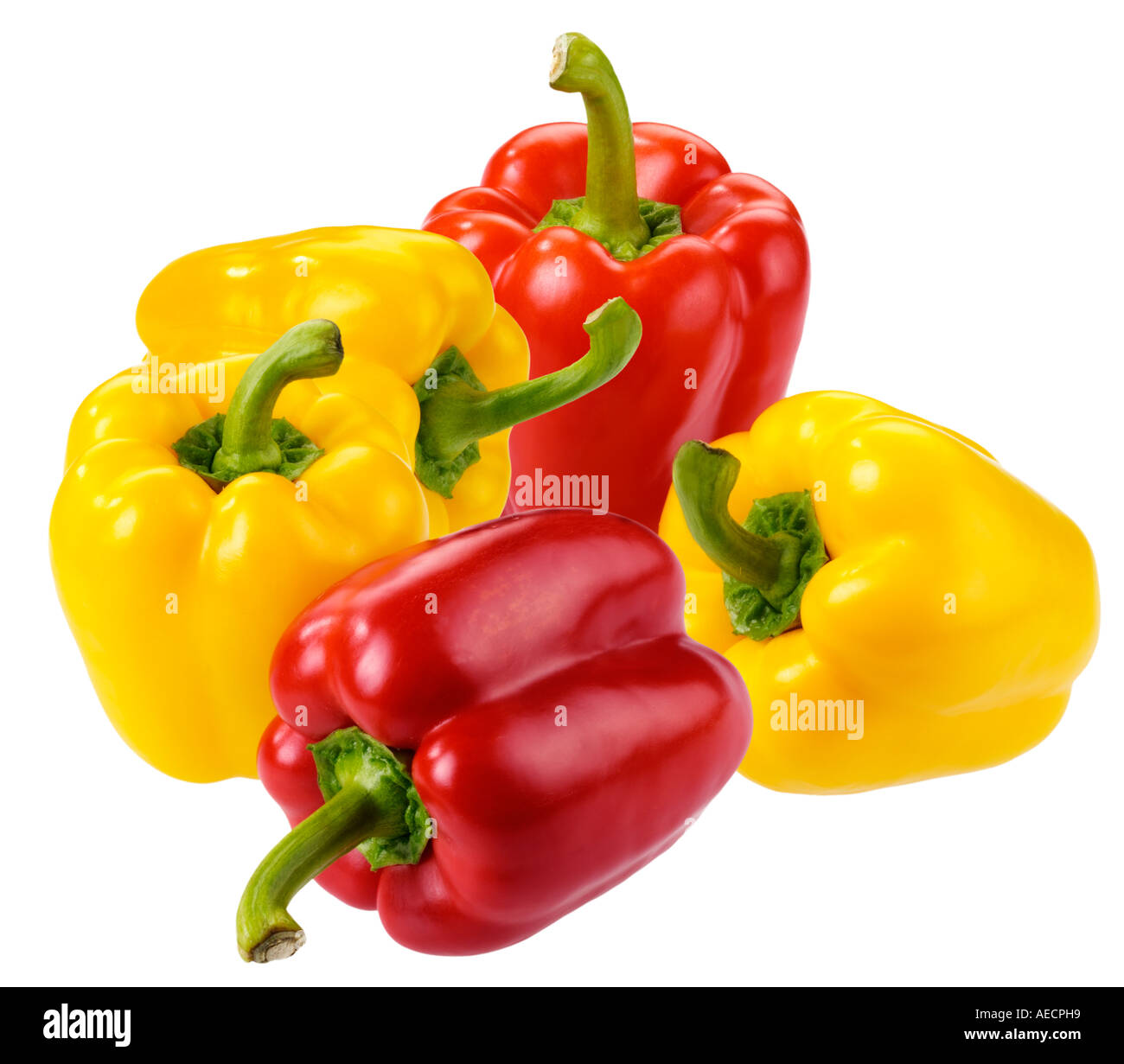 Yellow red peppers hi-res stock photography and images - Alamy
