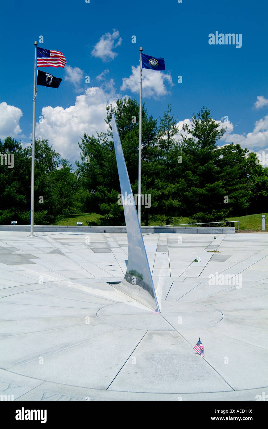 Kentucky Vietnam Veterans Memorial in Frankfort Kentucky Stock Photo