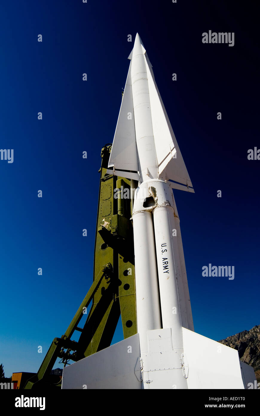 Nike Hercules missile at White Sands Missile Museum in New Mexico Stock  Photo - Alamy