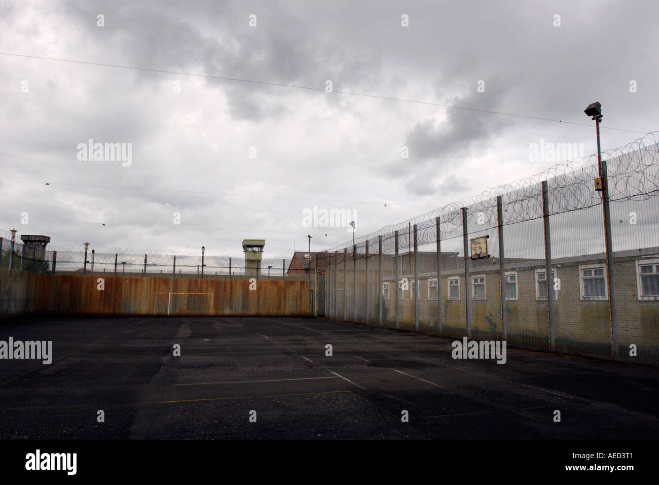 The Maze Prison, H Blocks, outside Belfast, Northern Ireland Stock Photo