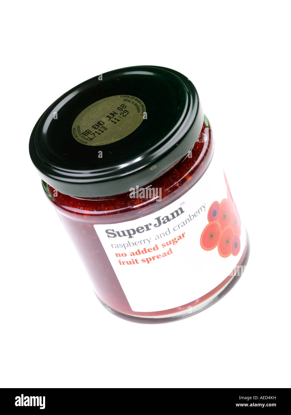 Raspberry and Cranberry Jam Stock Photo - Alamy