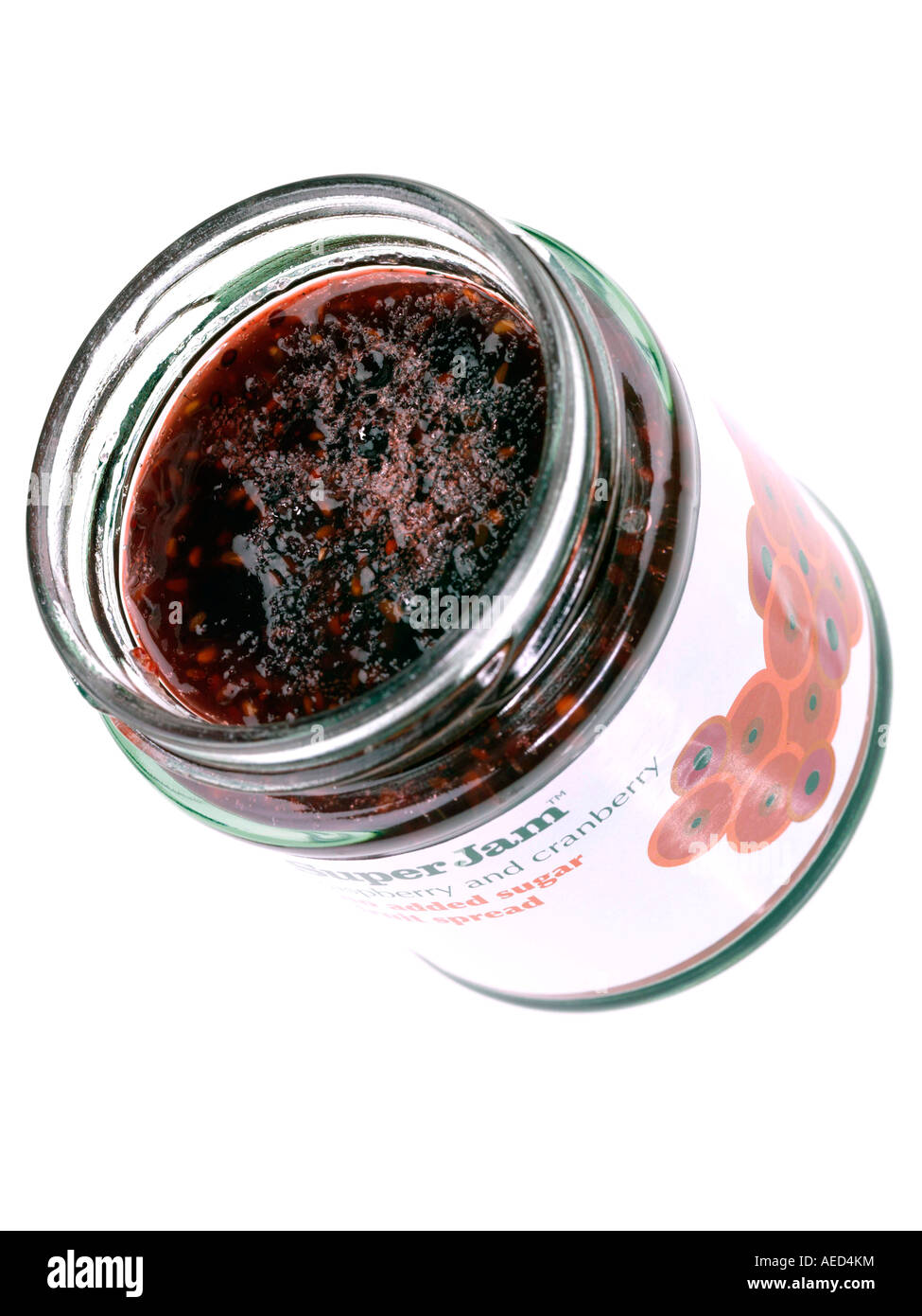 Raspberry and Cranberry Jam Stock Photo - Alamy