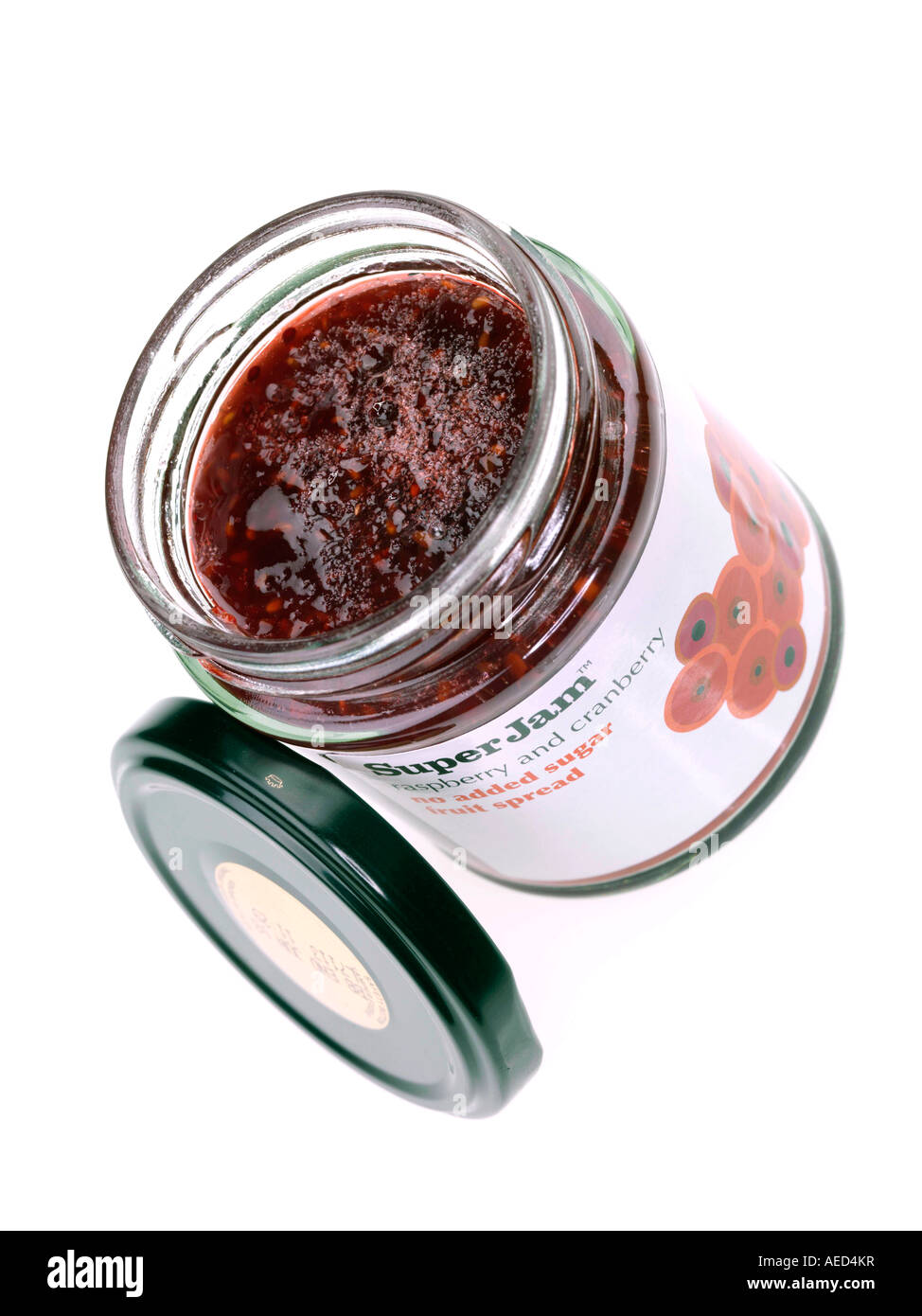 Raspberry and Cranberry Jam Stock Photo - Alamy