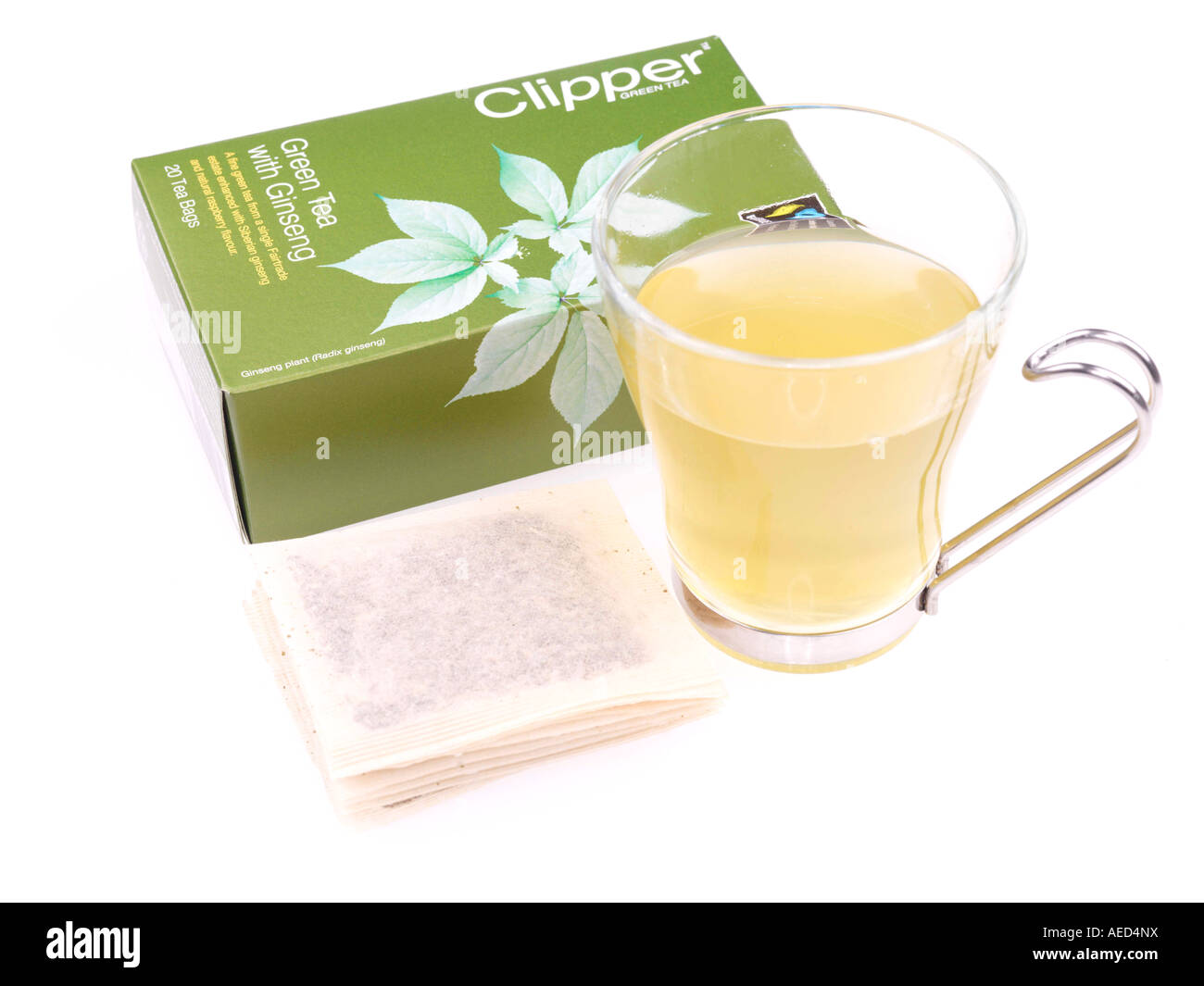Green Tea with Ginseng Stock Photo Alamy